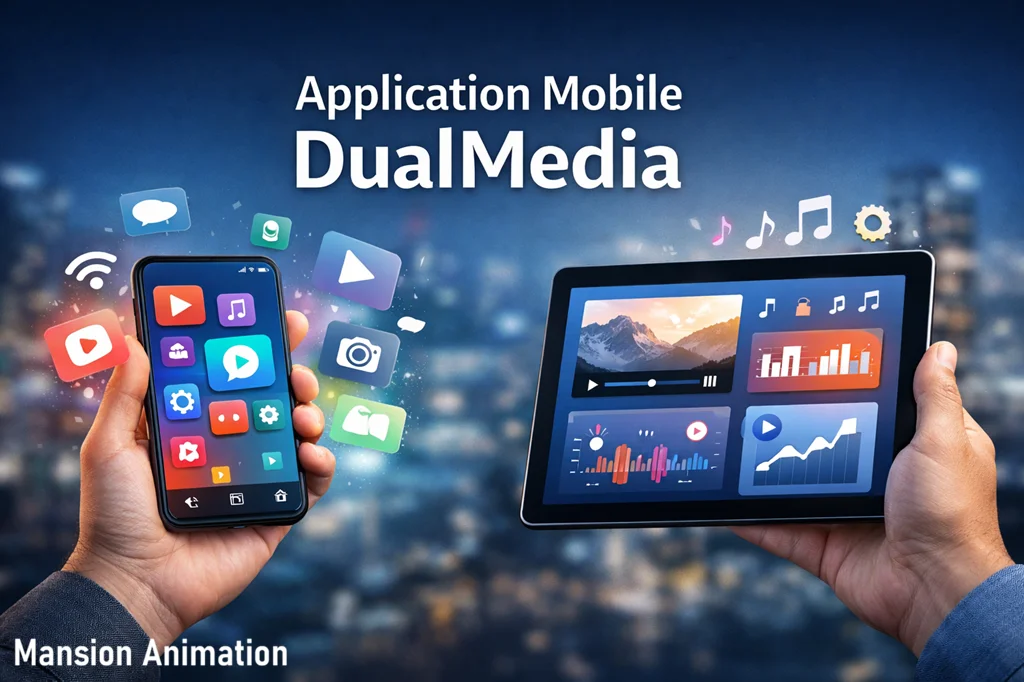 application mobile dualmedia