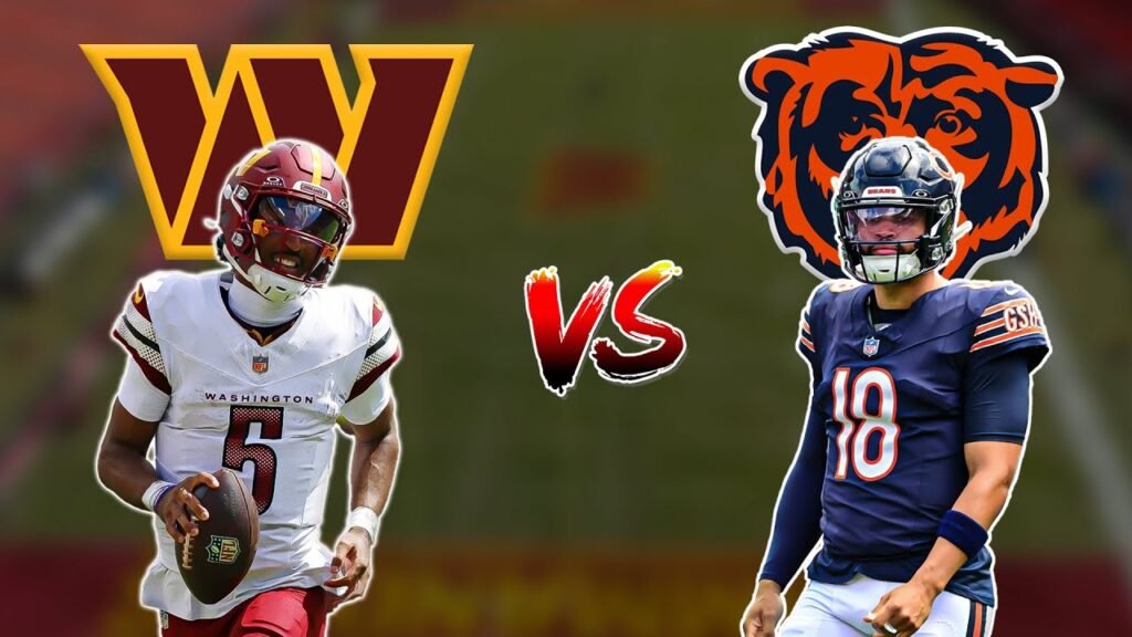 chicago bears vs washington commanders match player stats