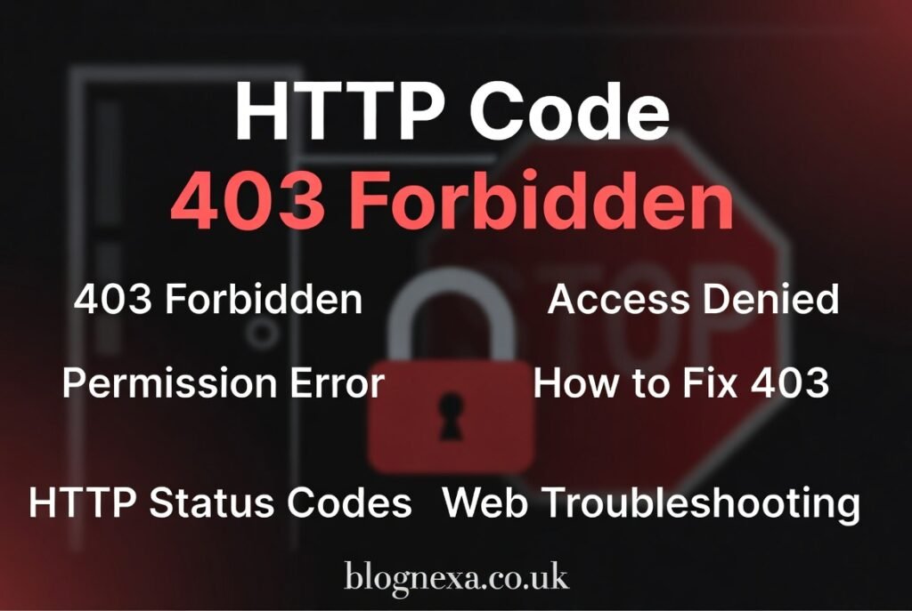 HTTP Code 403 Forbidden: What It Is and How to Fix It Easily http code 403